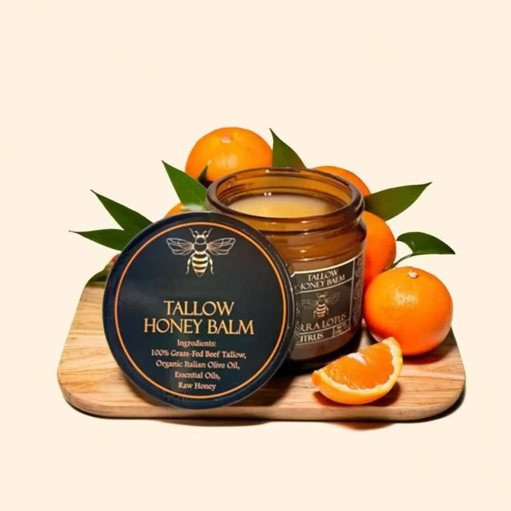 Honey Butter Moisturizing Facial Cream – Hydrating Face Moisturizer - Tallow Honey Balm
