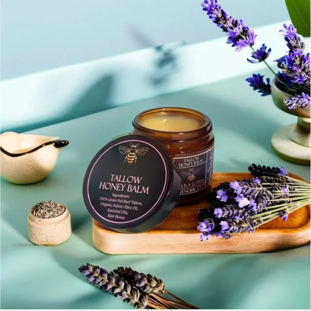 Honey Butter Moisturizing Facial Cream – Hydrating Face Moisturizer - Tallow Honey Balm